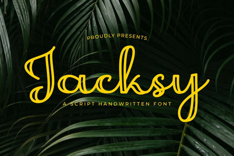 Jacksy Font love script 