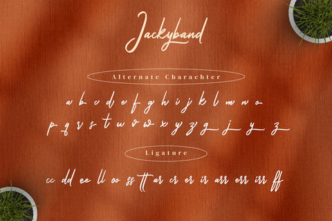 Jackyband - Signature Font Font Ibey Design 