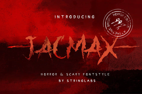 Jacmax - Horror Font Font StringLabs 