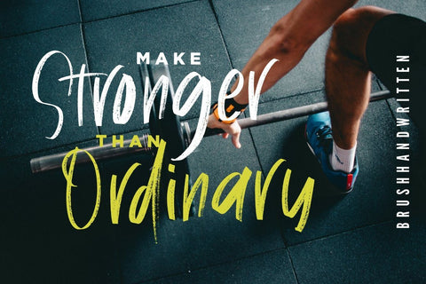 Jagernutt Brush Handwritten Font Creatype Studio 