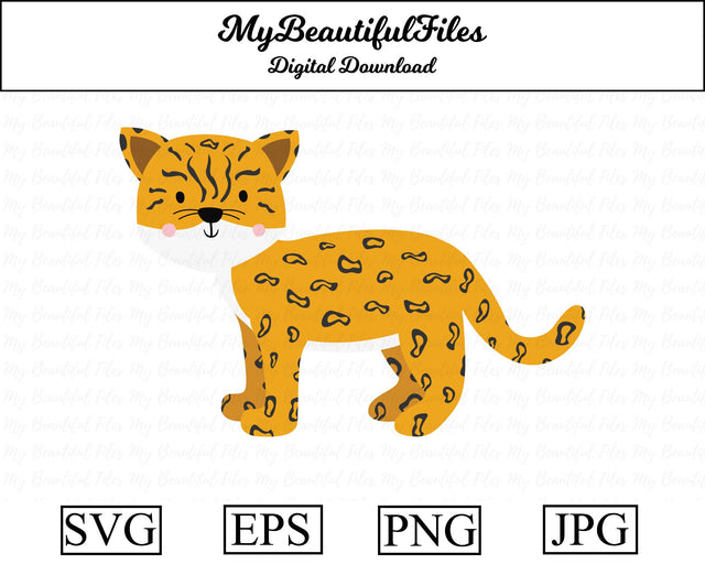 jaguar - animal SVG MyBeautifulFiles 