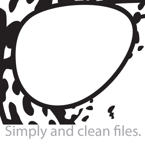 Jaguar head with aviator sunglasses and Cuban cigar SVG TribaliumArtSF 