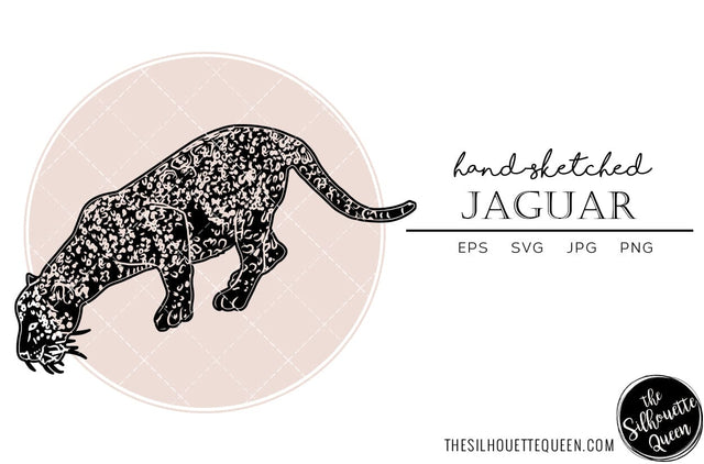 Jaguar Sketch Vector SVG Loveleen Kaur 