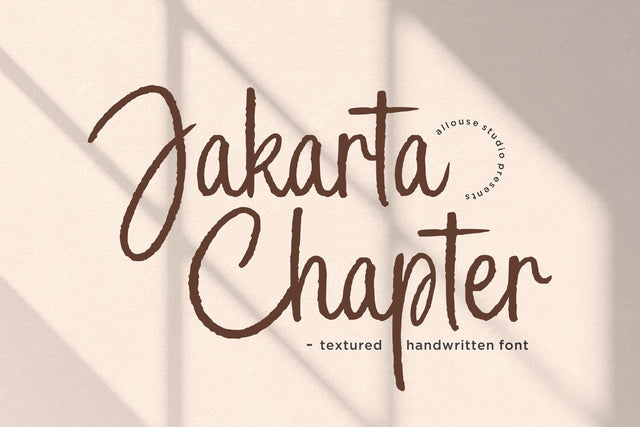 Jakarta Chapter Font Allouse.Studio 
