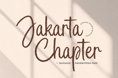 Jakarta Chapter Font Allouse.Studio 