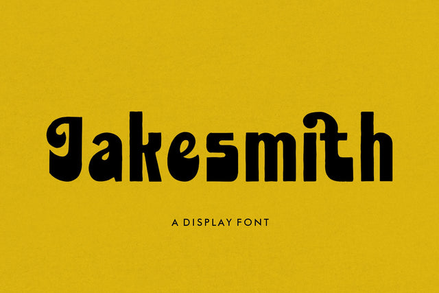 Jakesmith Typeface Font Storytype Studio 