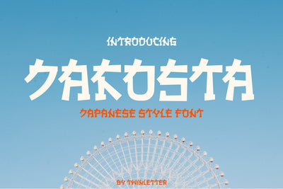 JAKOSTA - Japanese style font Font twinletter 