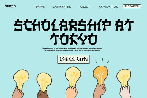 JAKOSTA - Japanese style font Font twinletter 