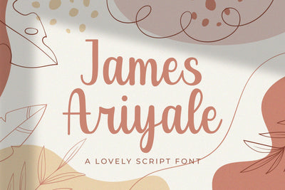 James Ariyale - Handwritten Font Font StringLabs 