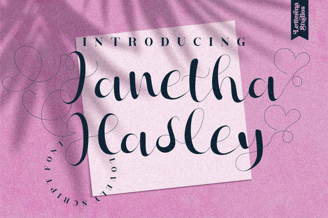 Janetha Hasley Font Letterena Studios 