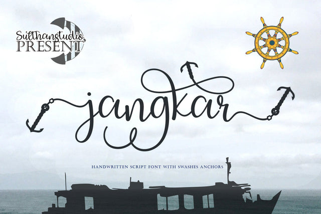 Jangkar script Font Sulthan studio 