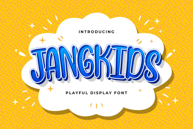 Jangkids - Playful Display Font Font StringLabs 