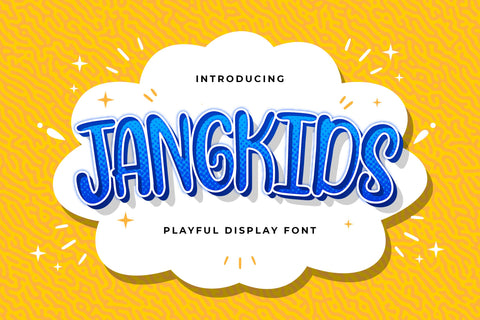 Jangkids - Playful Display Font Font StringLabs 