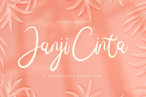 Janji Cinta - Handwritten Font Font StringLabs 