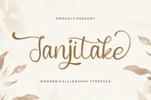 Janjitake Font Qwrtype Foundry 