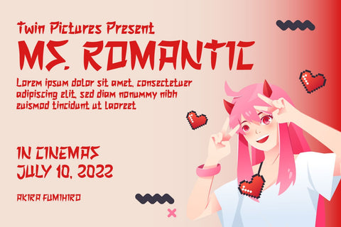 JANSINA Faux Japanese Font Font twinletter 