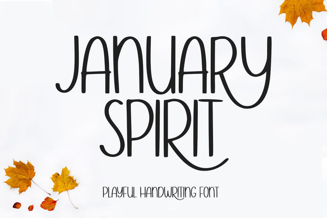 January Spirit Font Abo Daniel Studio 