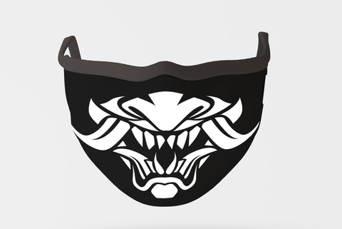 japanese devil mask for face mask cut file SVG dadan_pm 