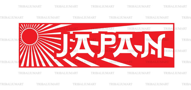 Japanese naval ensign design SVG TribaliumArtSF 