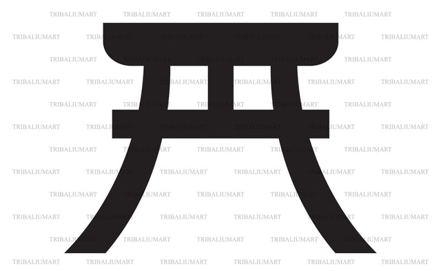 Japanese Tori Gate SVG TribaliumArtSF 