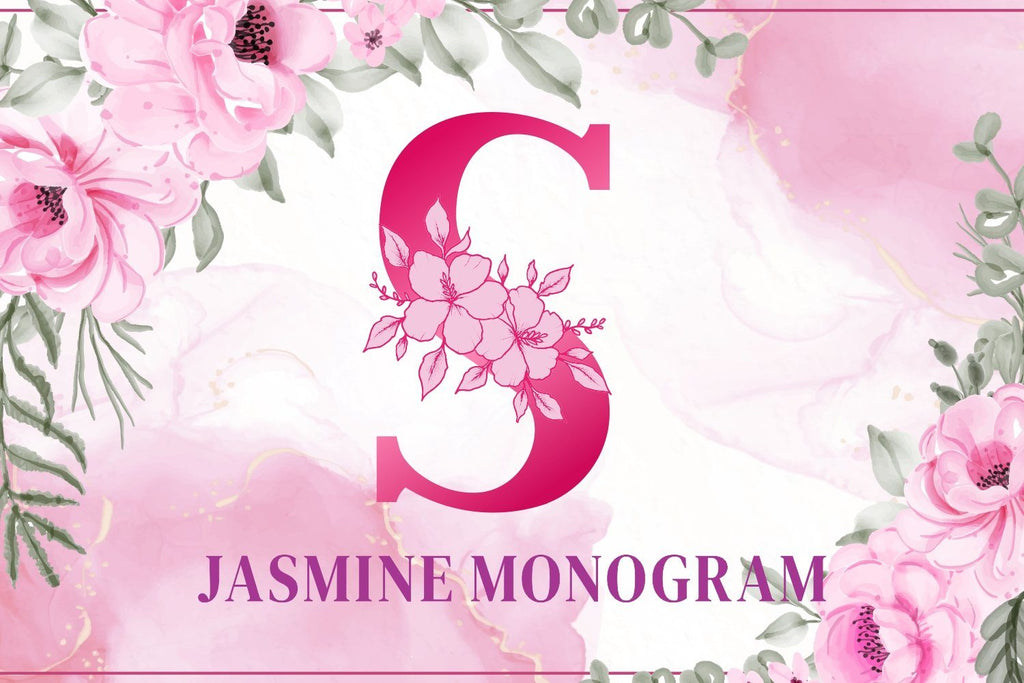Jasmine Monogram - So Fontsy
