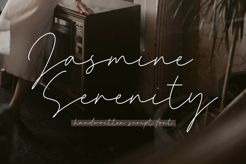 Jasmine Serenity - Handwritten Script Font Font Timur type 