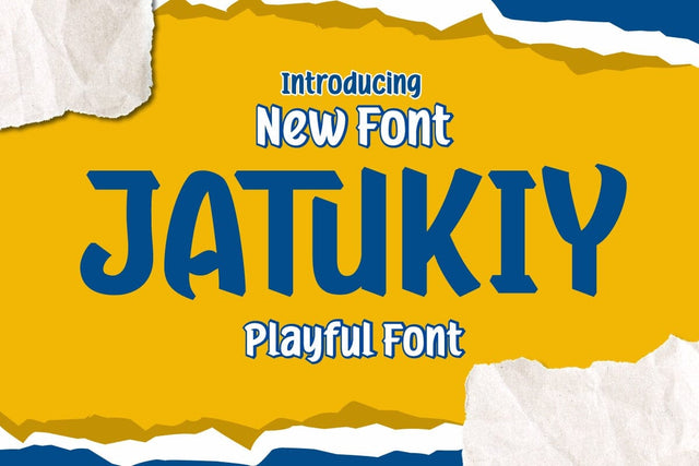 Jatukiy Font Font twinletter 