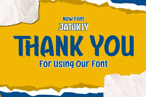 Jatukiy Font Font twinletter 