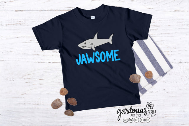 Jawsome Shark SVG Gardenias Art Shop 
