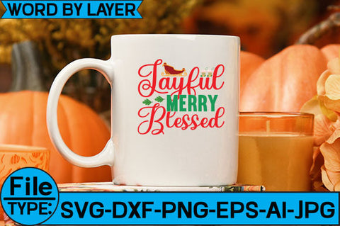 Jayful Merry Blessed SVG Cut File SVG Studio Innate 