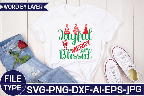 Jayful Merry Blessed SVG Cut File SVG Studio Innate 