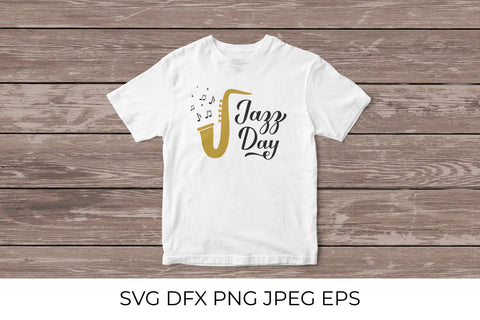 Jazz Day calligraphy hand lettering SVG LaBelezoka 
