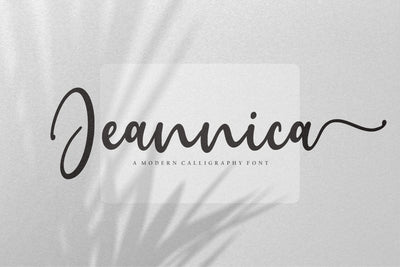 Jeannica Font Qwrtype Foundry 