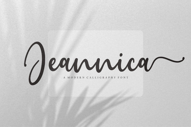 Jeannica Font Qwrtype Foundry 