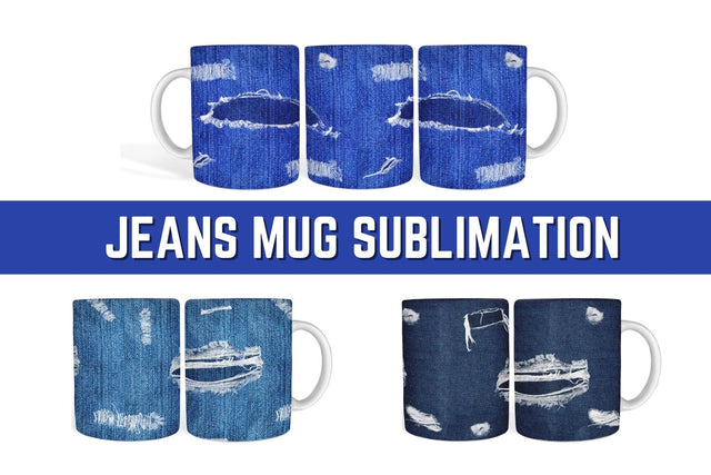 Jeans Mug Sublimation Sublimation SvgOcean 