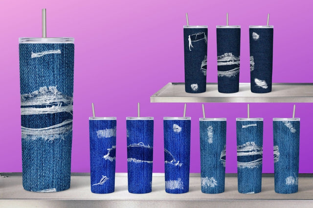 Jeans Tumbler Sublimation Sublimation SvgOcean 