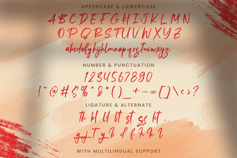 Jeany Gifary - Textured Brush Font Font StringLabs 