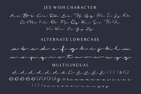 Jee Wish - Handlettered Brush Font Font Allouse.Studio 