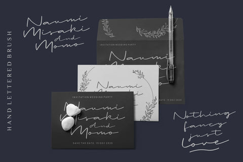 Jee Wish - Handlettered Brush Font Font Allouse.Studio 