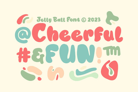 Jelly Ball Font yumnatype 