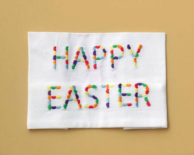 Jelly Bean Happy Easter Embroidery Embroidery/Applique DESIGNS Designed by Geeks 