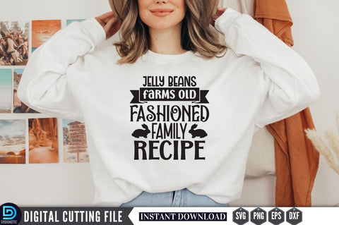 jelly beans farms old fashioned family recipe SVG SVG DESIGNISTIC 