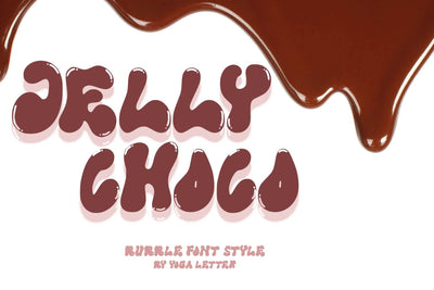 Jelly Choco Font Prasetya Letter 
