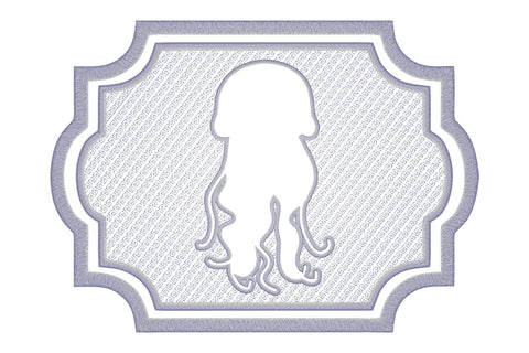 Jelly fish embossed machine embroidery digital download Embroidery/Applique DESIGNS embroidery-workshop 