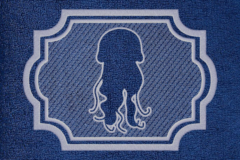 Jelly fish embossed machine embroidery digital download Embroidery/Applique DESIGNS embroidery-workshop 