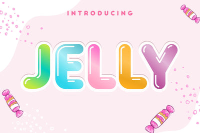 Jelly Font Font Fox7 By Rattana 