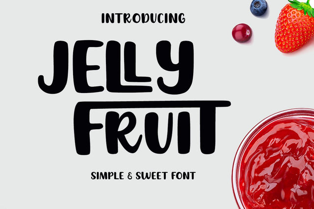 Jelly Fruit Font Kasih Ibu 