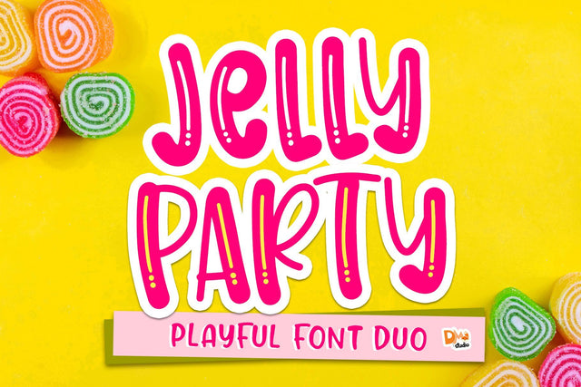 Jelly Party Font Dm Letter Studio 