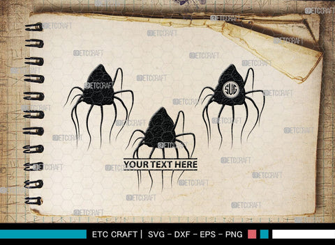 Jellyfish Monogram, Jellyfish Silhouette, Jellyfish SVG, Sea Fish Svg, Sealife Svg, Ocean Svg, Sea Svg, SB00284 SVG ETC Craft 