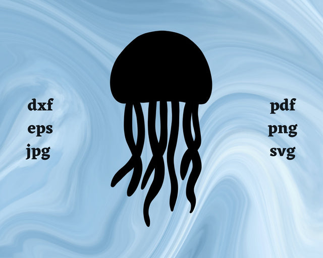 Jellyfish SVG Cut File SVG Northern Light SVG 